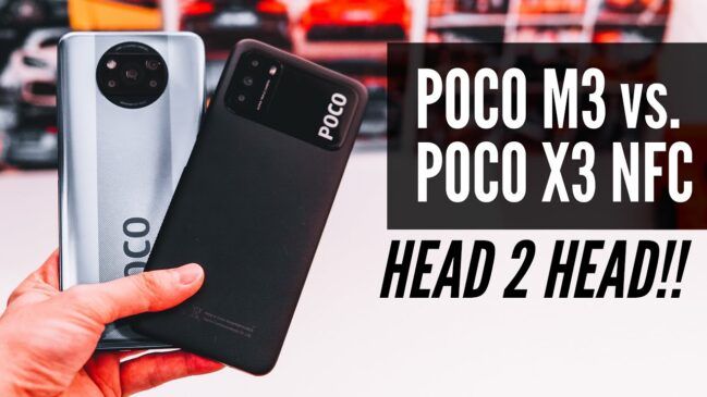 مقارنة بين هاتف Poco X3 NFC و Poco M3