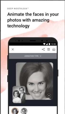 MyHeritage - تطبيق تحريك صور الأموات أو المتوفين للأندرويد 